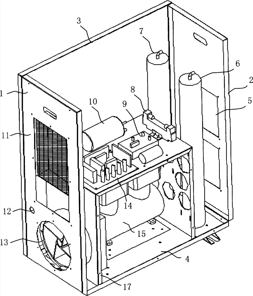 Air purifying and fresh air oxygen supplying oxygenerator