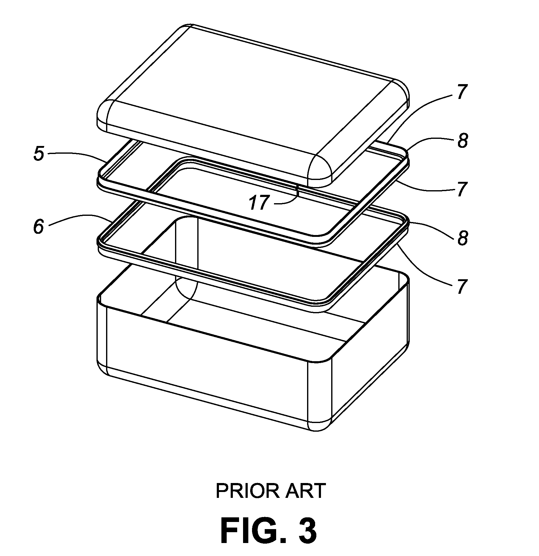 Corner piece for valance interface in cases and containers