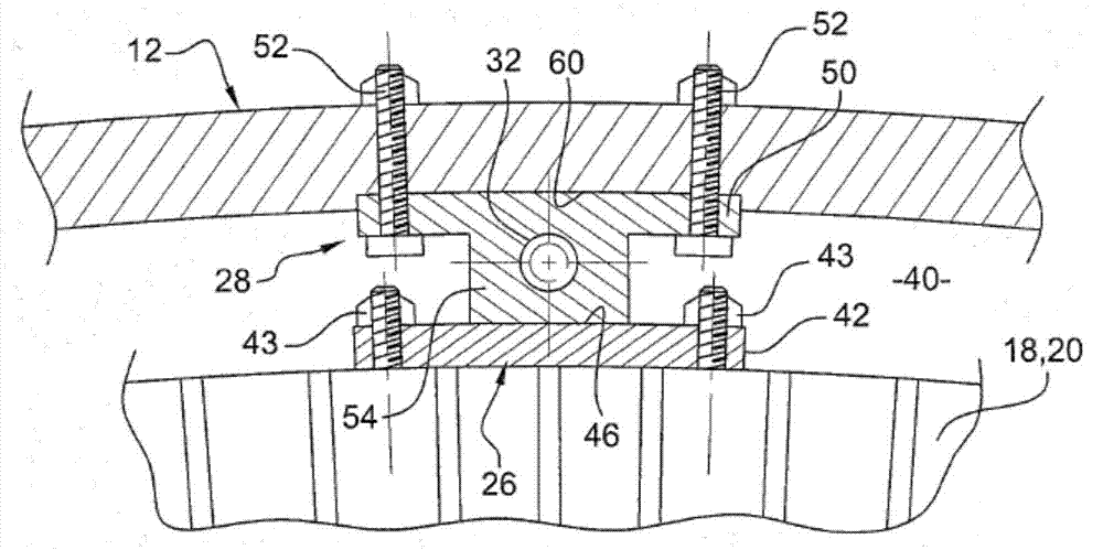 Turbomachine casing