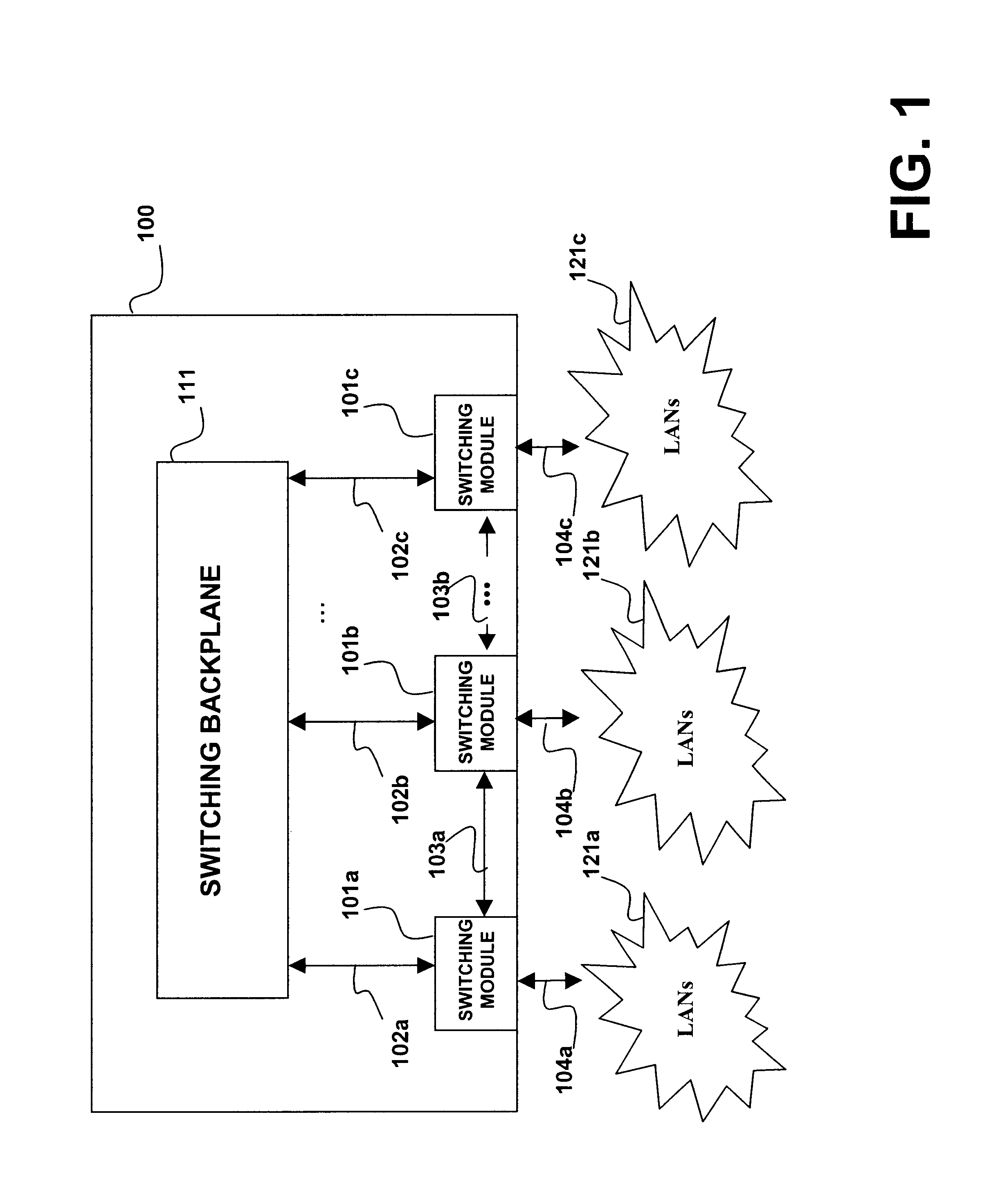 Stage-implemented QoS shaping for data communication switch