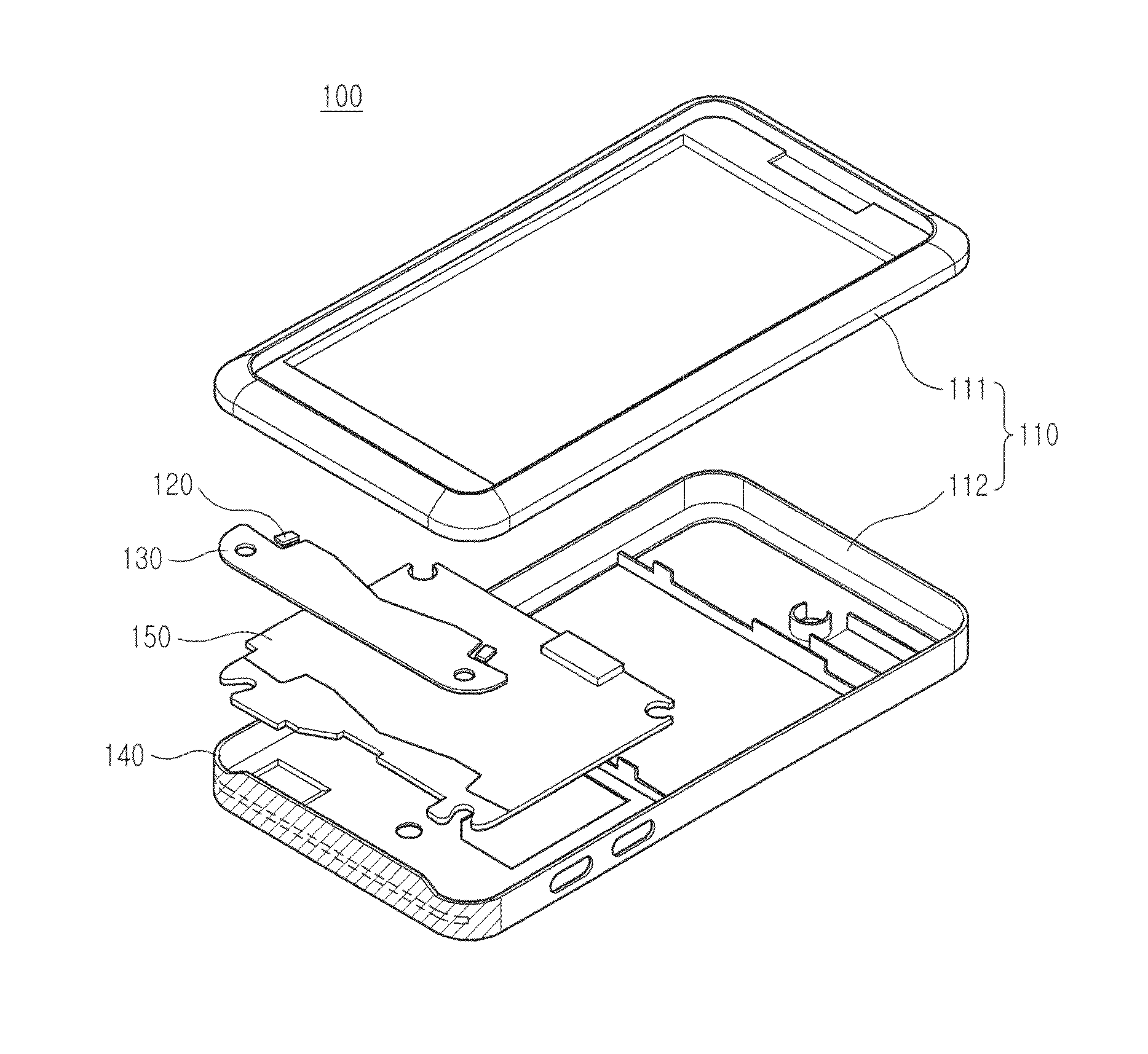 Light-emitting device of portable communication terminal