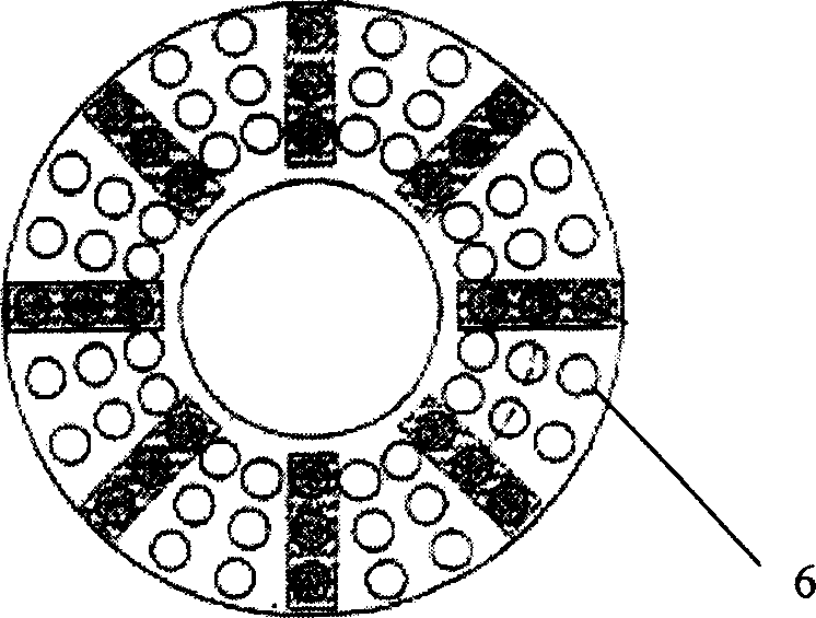 Plasma etching device exhaustring