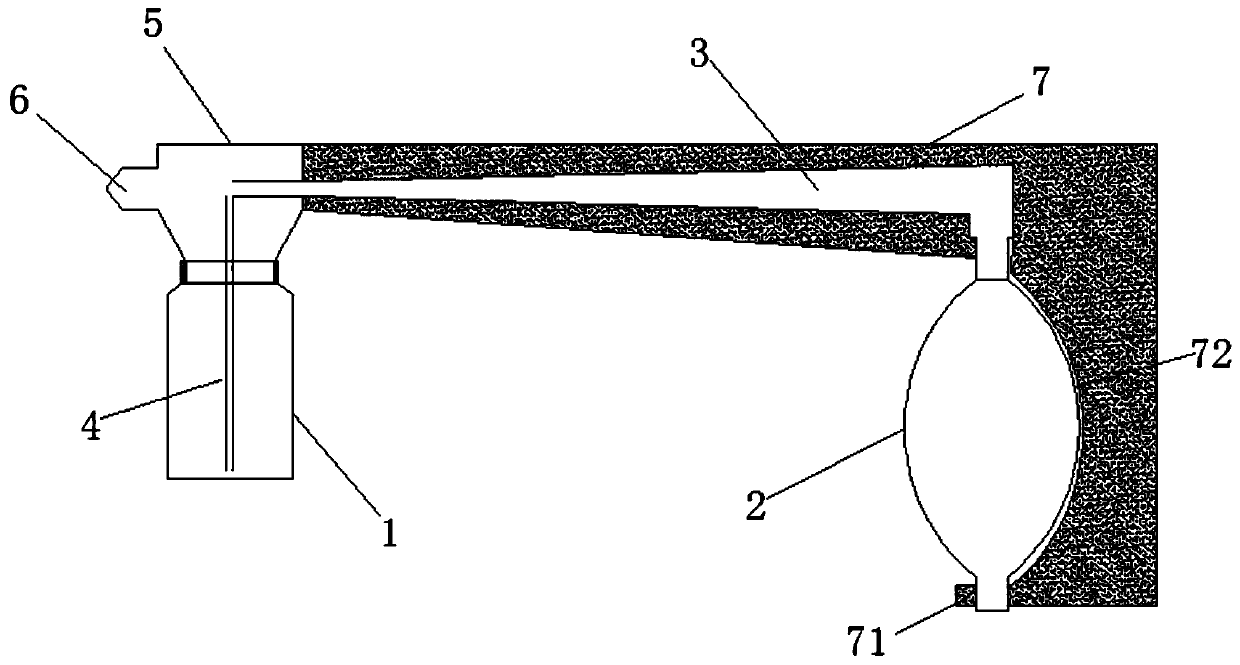 Momordica grosvenori artificial pollination instrument and pollination method