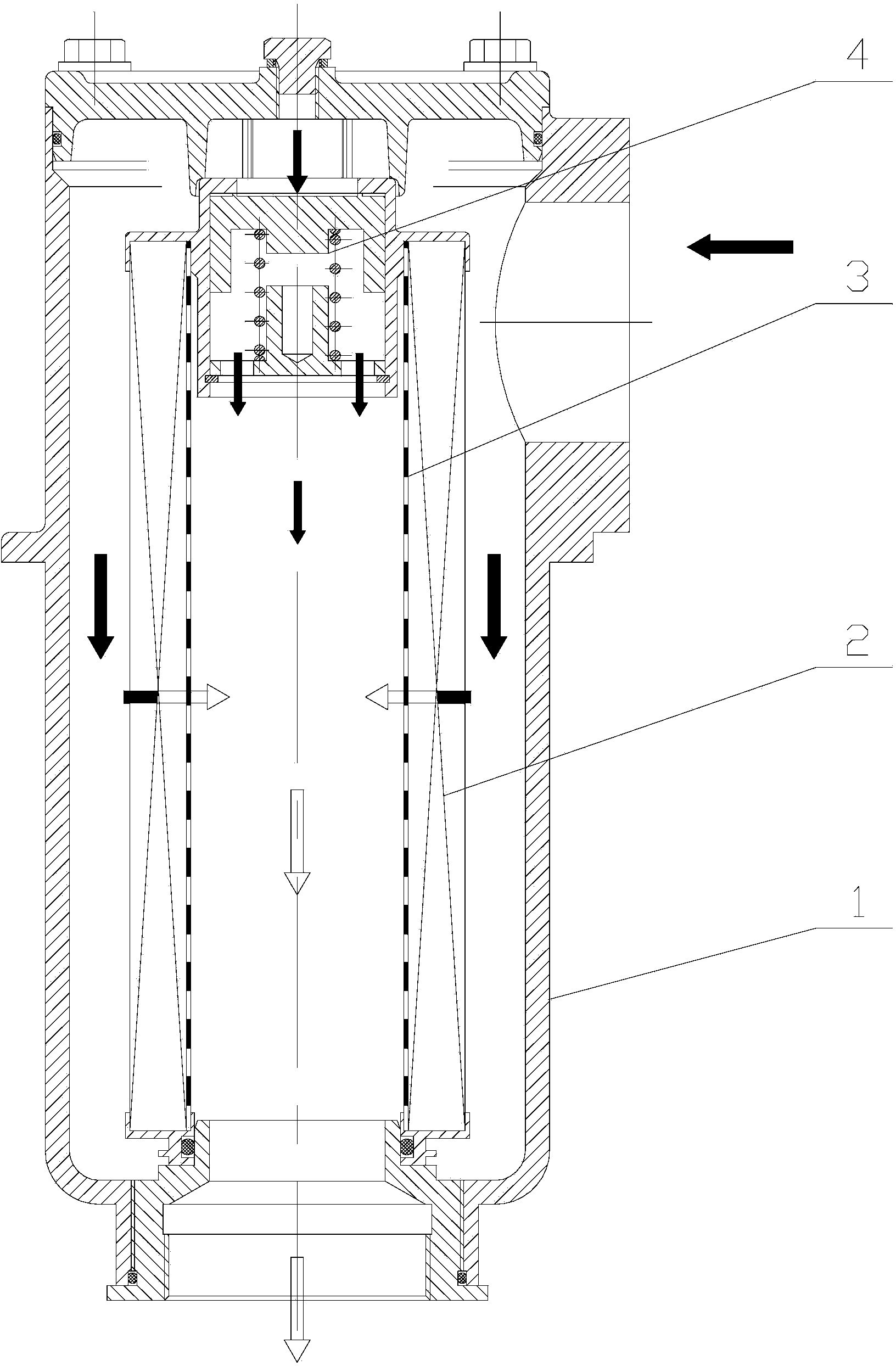 Return filter and method of filtering fluid by using return filter