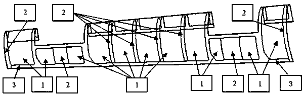 Preparation method of sectional chemical milling sample plate