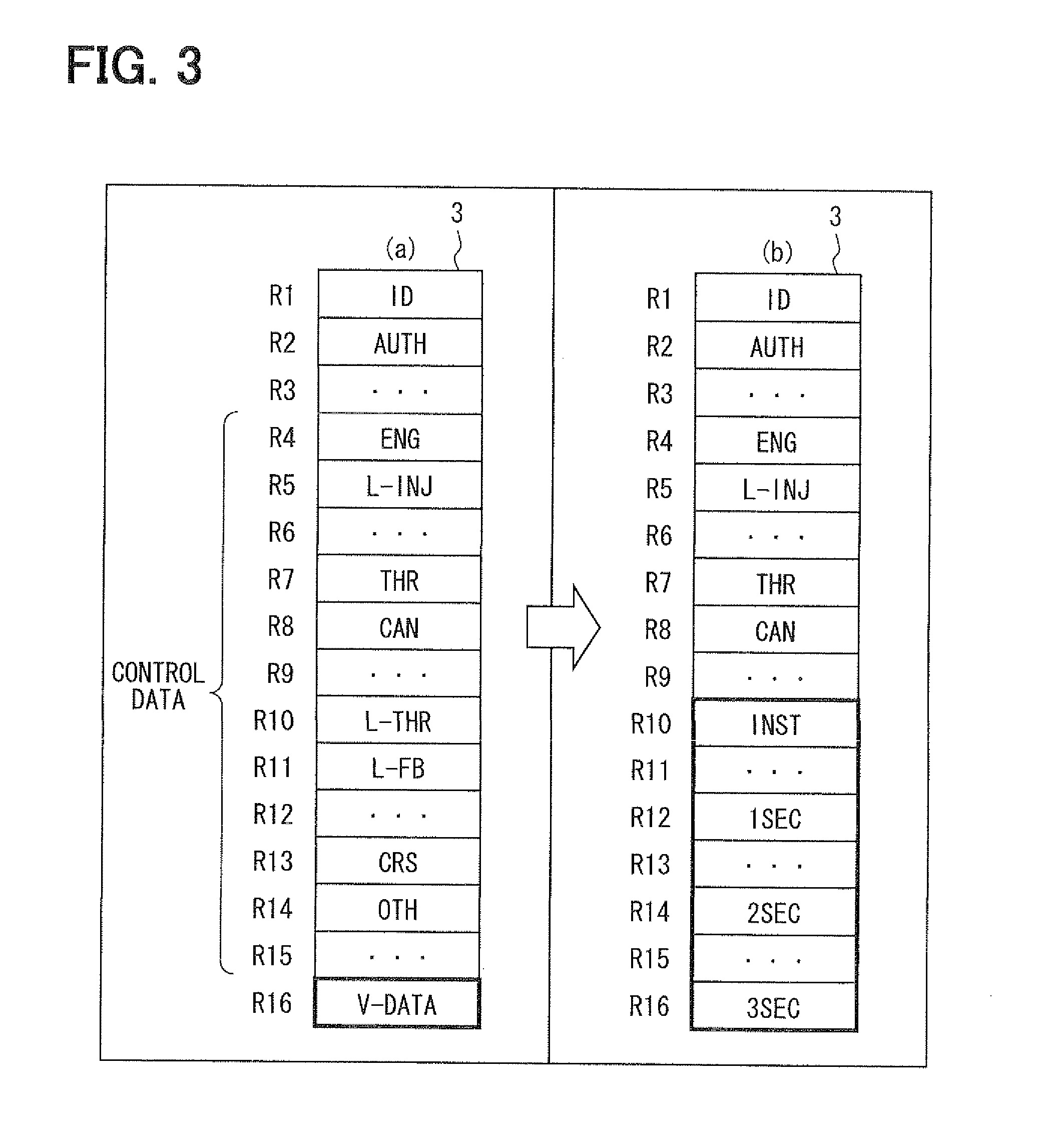 Apparatus for recording vehicular data, controller for recording vehicular data, and vehicular data recording system