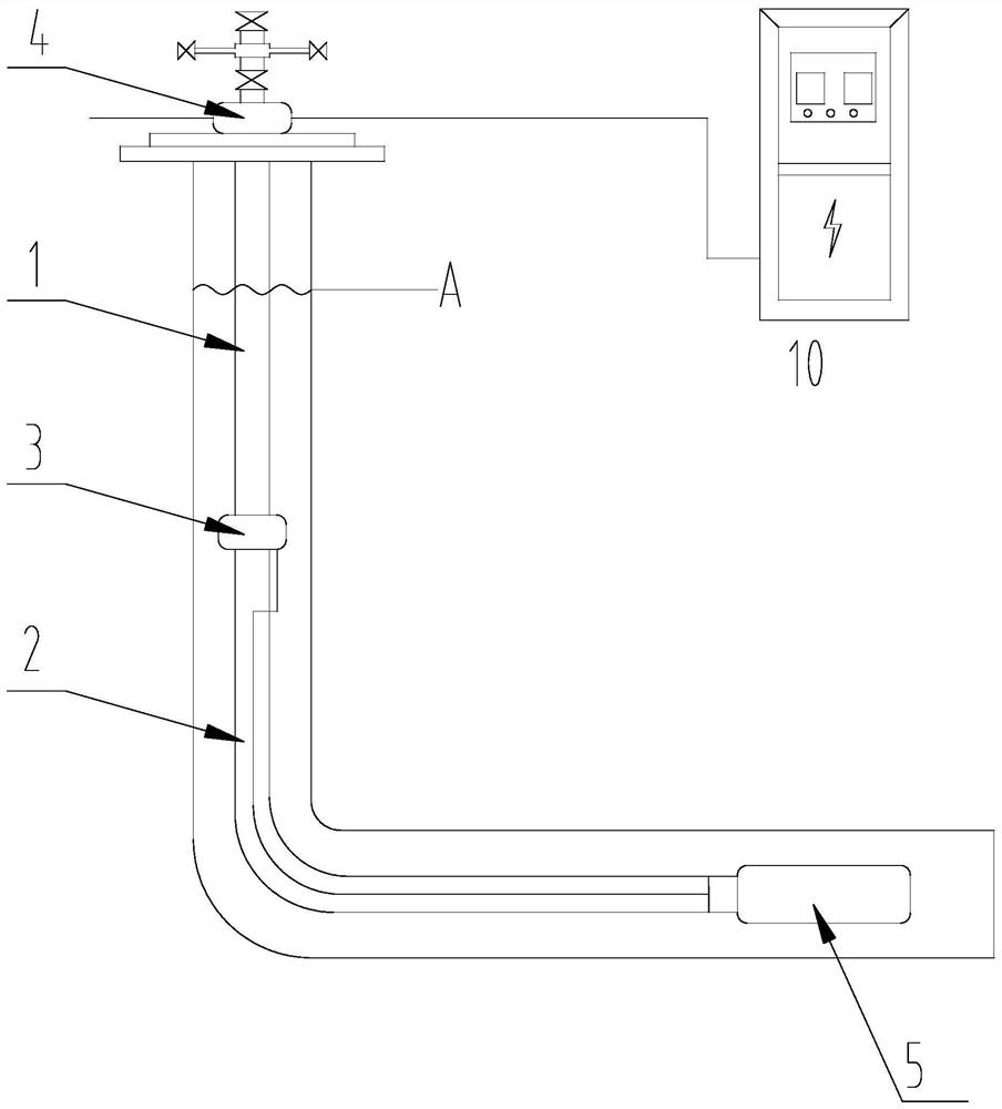 Oil extraction system adopting combined pipe column as oil extraction pipe