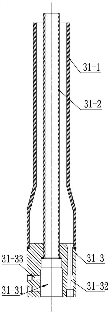 Oil extraction system adopting combined pipe column as oil extraction pipe