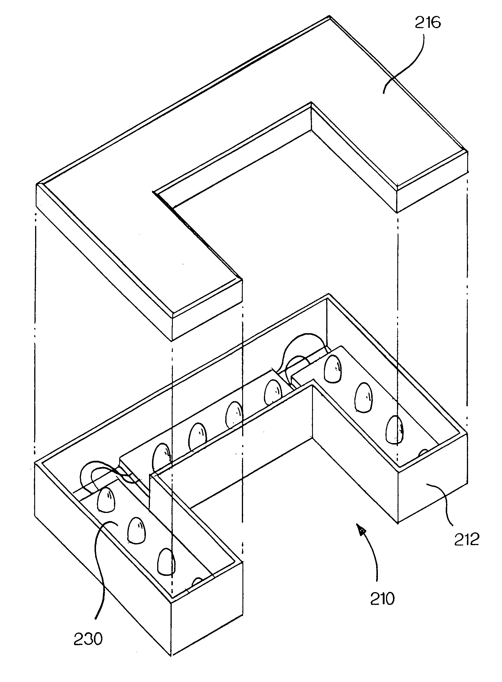 Illumination device for simulating channel letters