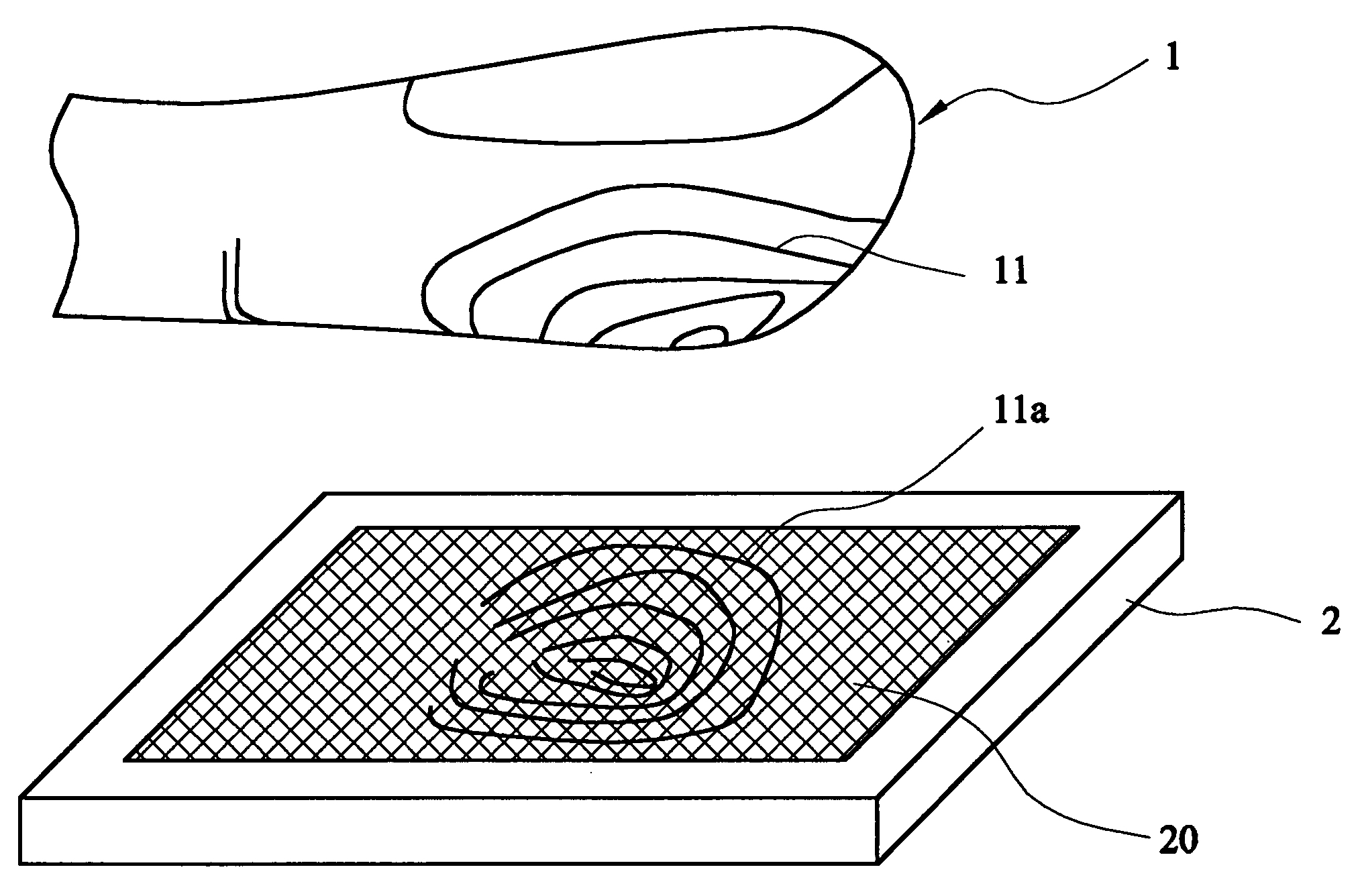 Chip-type sensor against ESD and stress damages and contamination interference