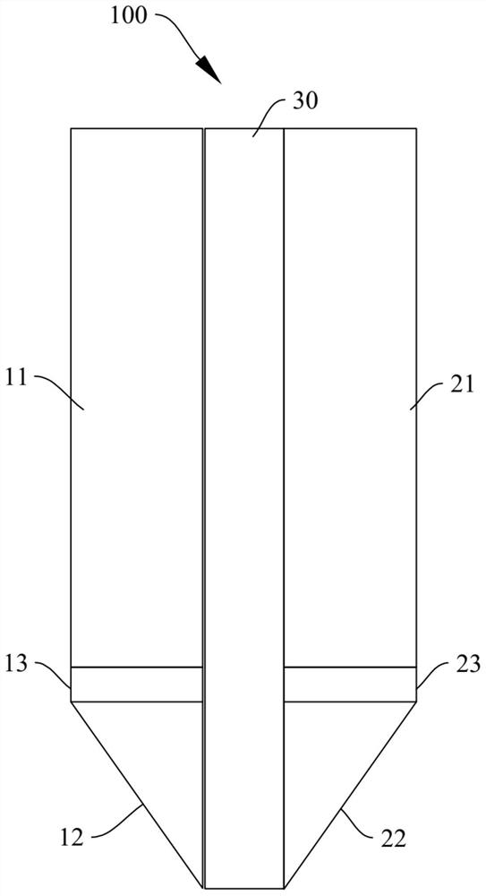 Narrow slit coating unit, method and device