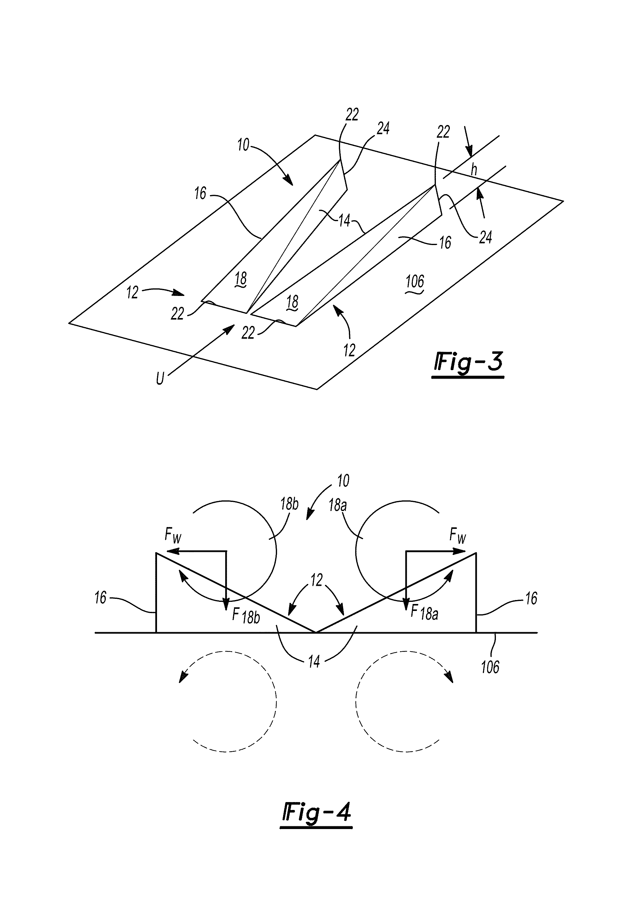 Passive boundary layer control elements