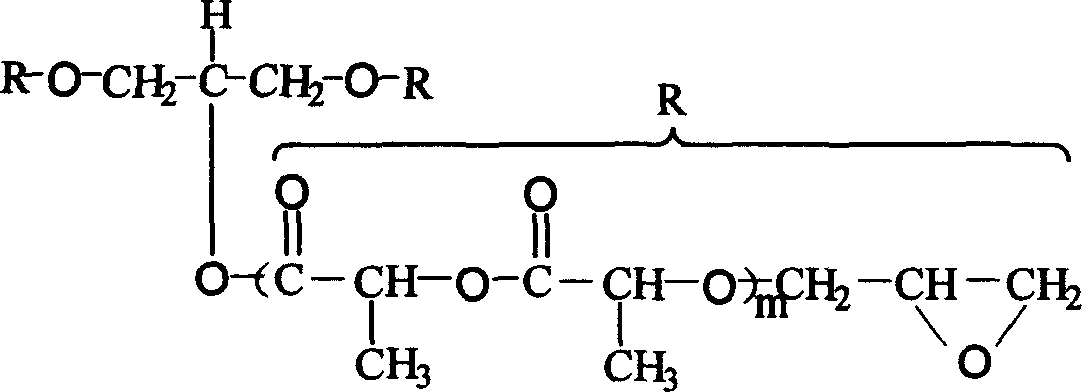 Method for preparing epoxy crosslinking agent