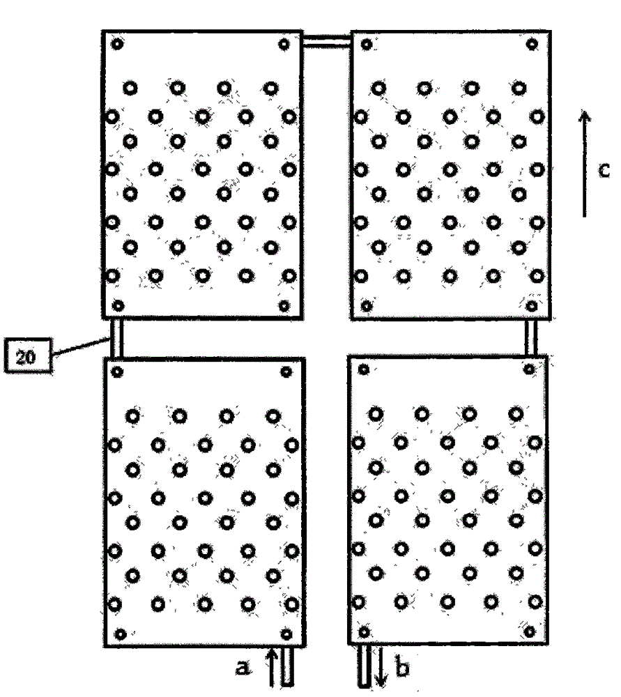 Heat collecting plate core and flat-plate type solar thermal collector