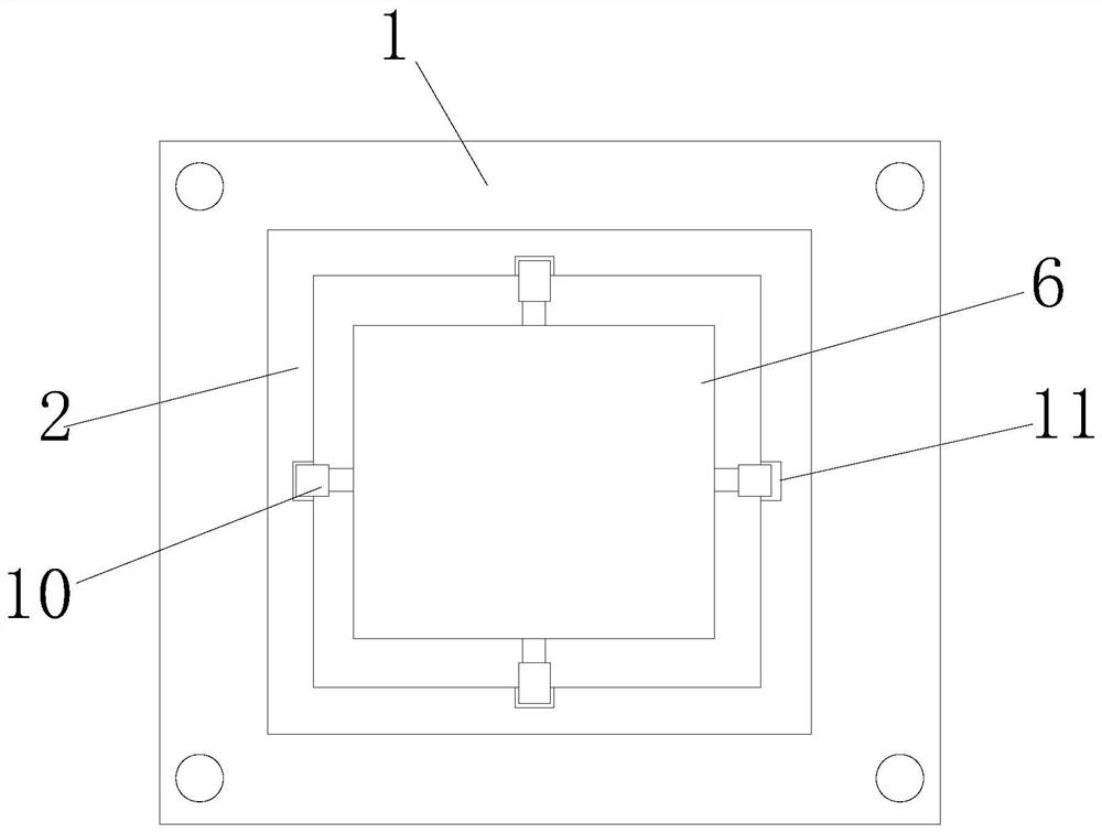 Shock isolation device for cultural relics exhibited in museum and application method thereof