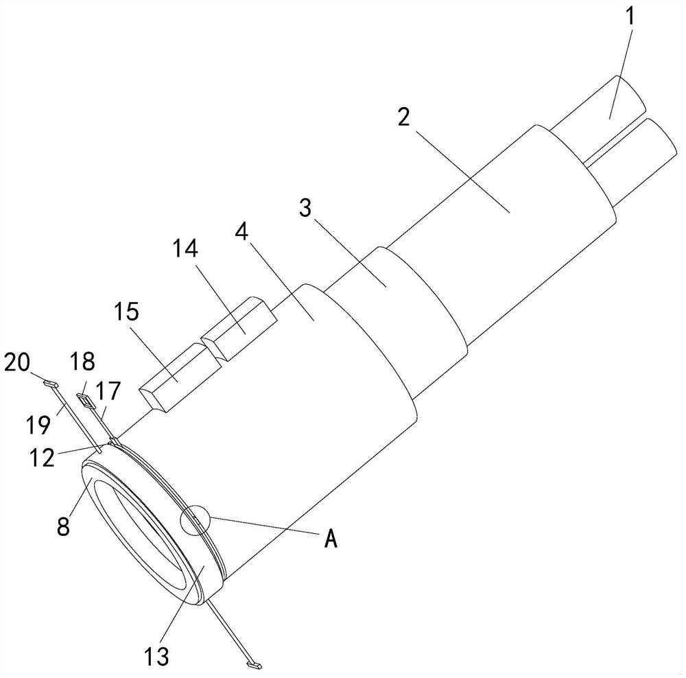 Low-voltage fireproof cable