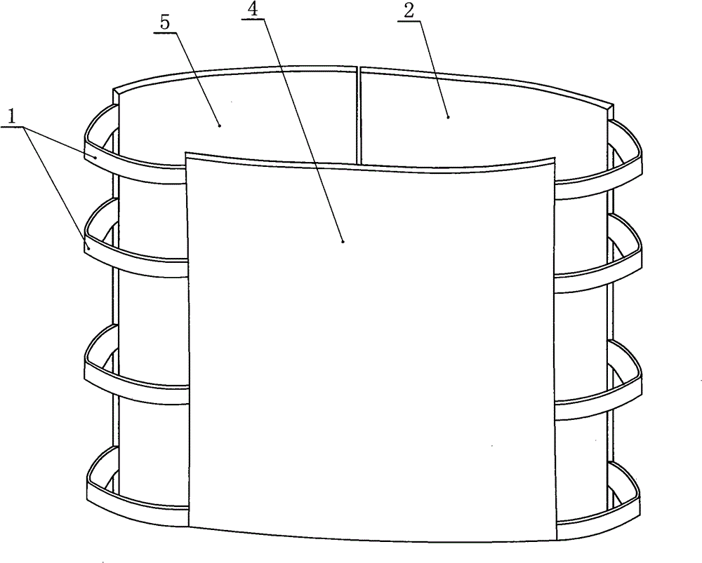 Post-operation fixing belt for abdominal-perineal rectal cancer colostomy