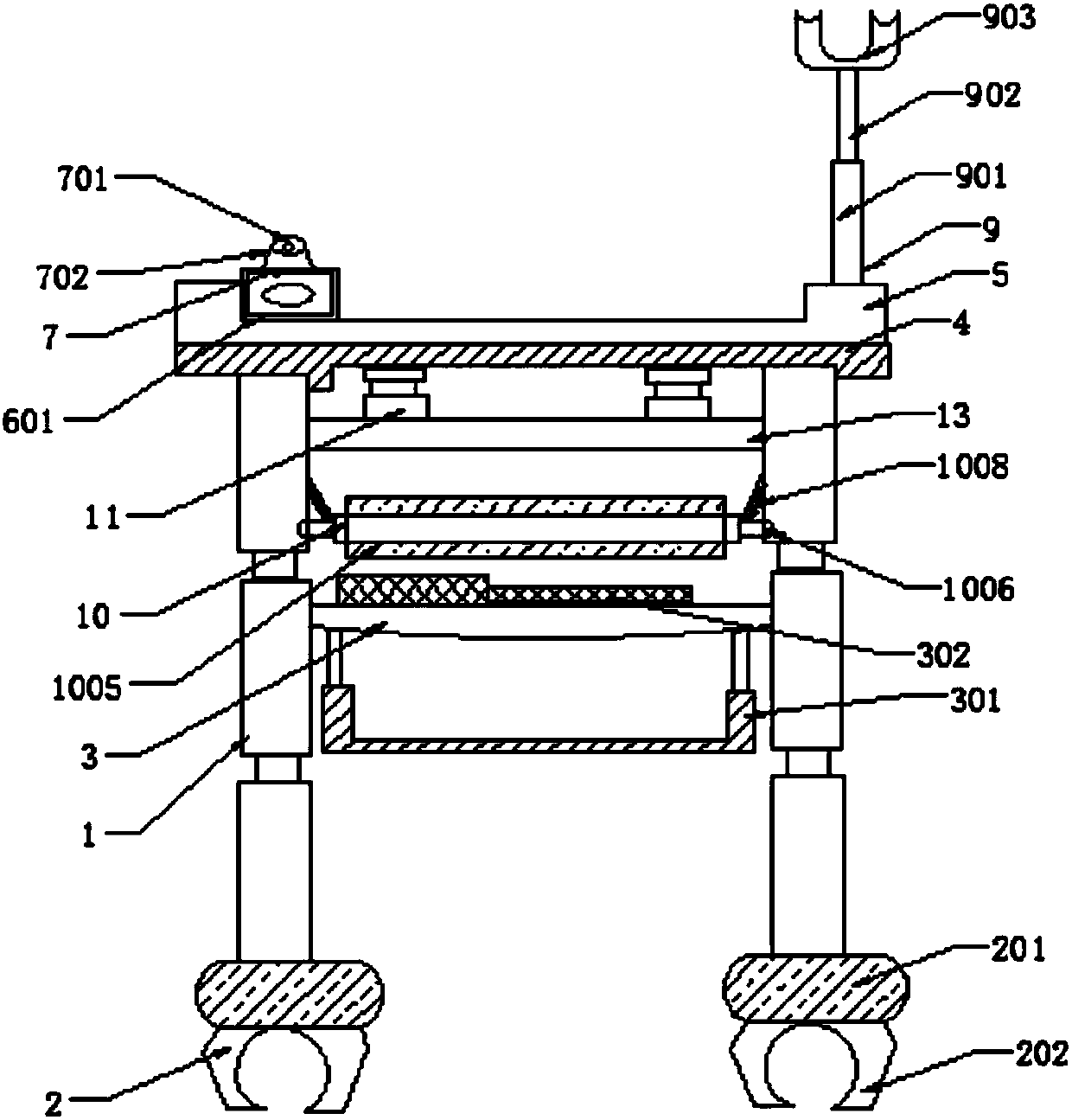 Multi-functional nursing device used after surgical operation