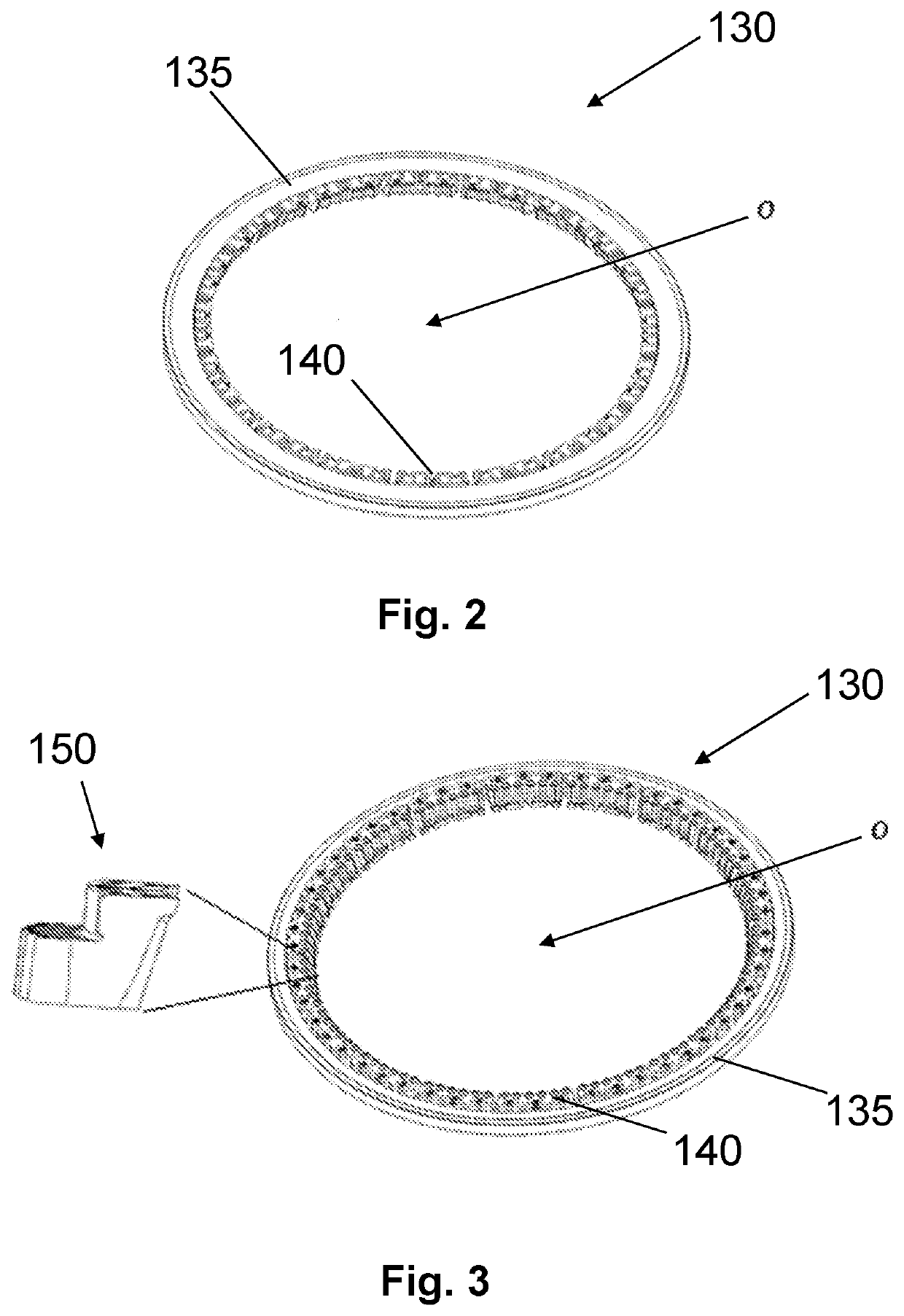 Yaw claw set for wind turbine yaw bearings