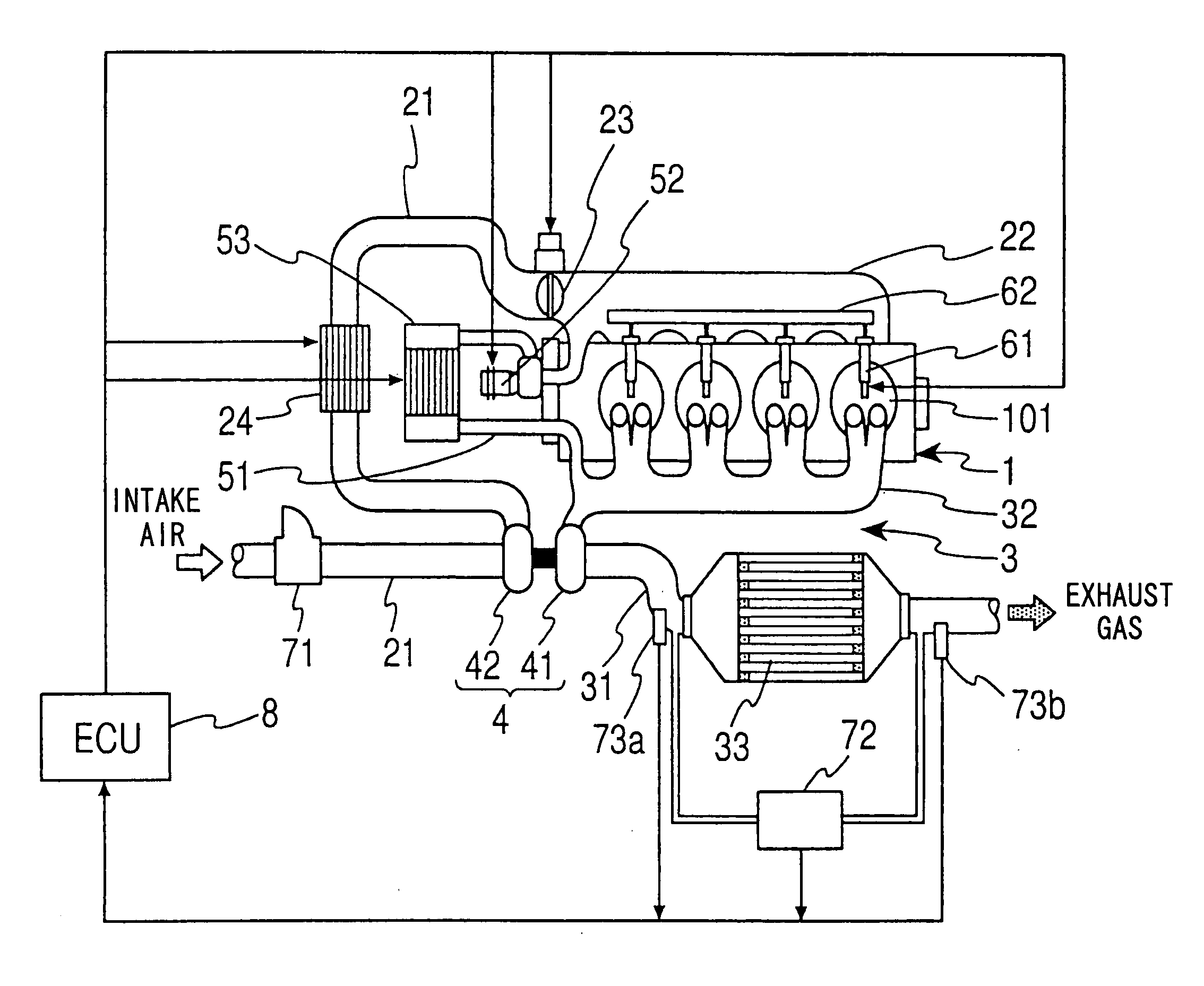 Exhaust emission control system for internal combustion engine