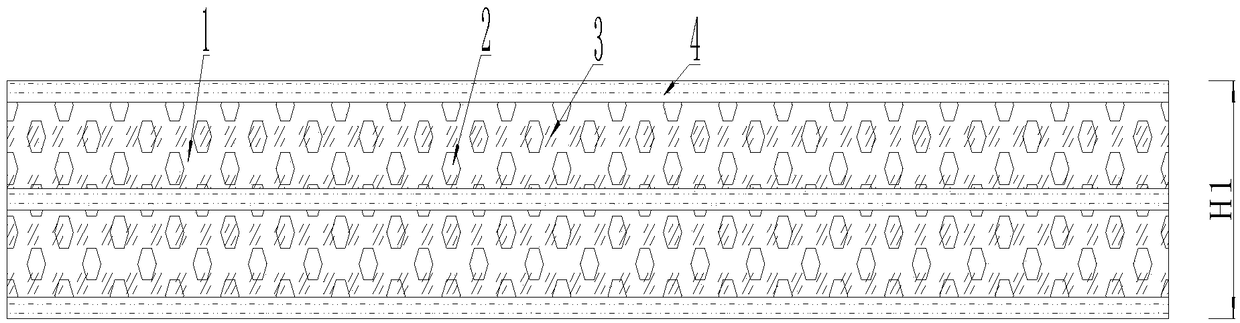 Continuous production technology of fiber reinforced polyurethane foam plastic plate