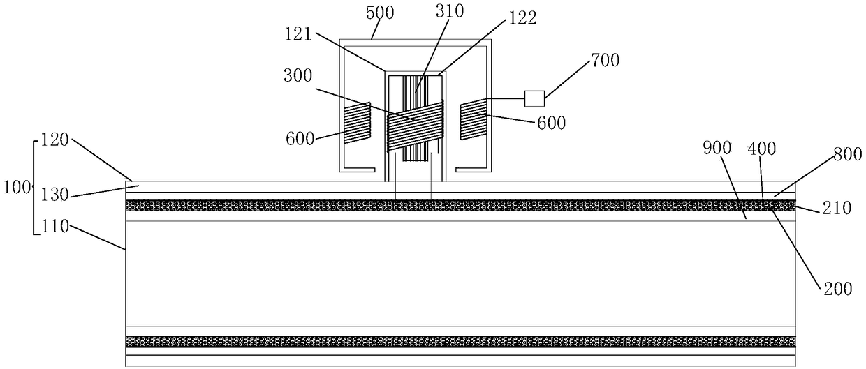 Wireless heating power module and wireless heating method of superconduction cable heat-isolation tube