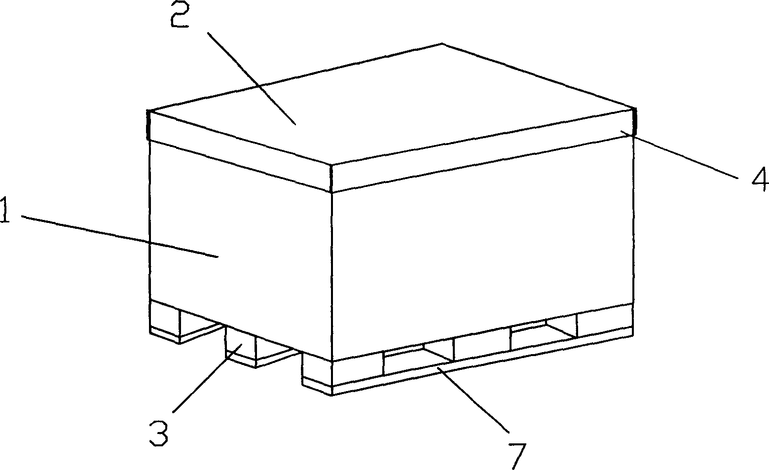 Full paper pallet box