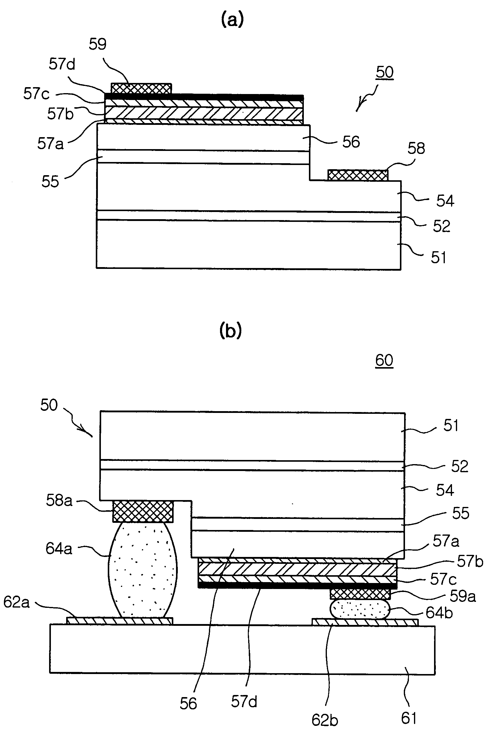 Flip chip type nitride semiconductor light emitting device