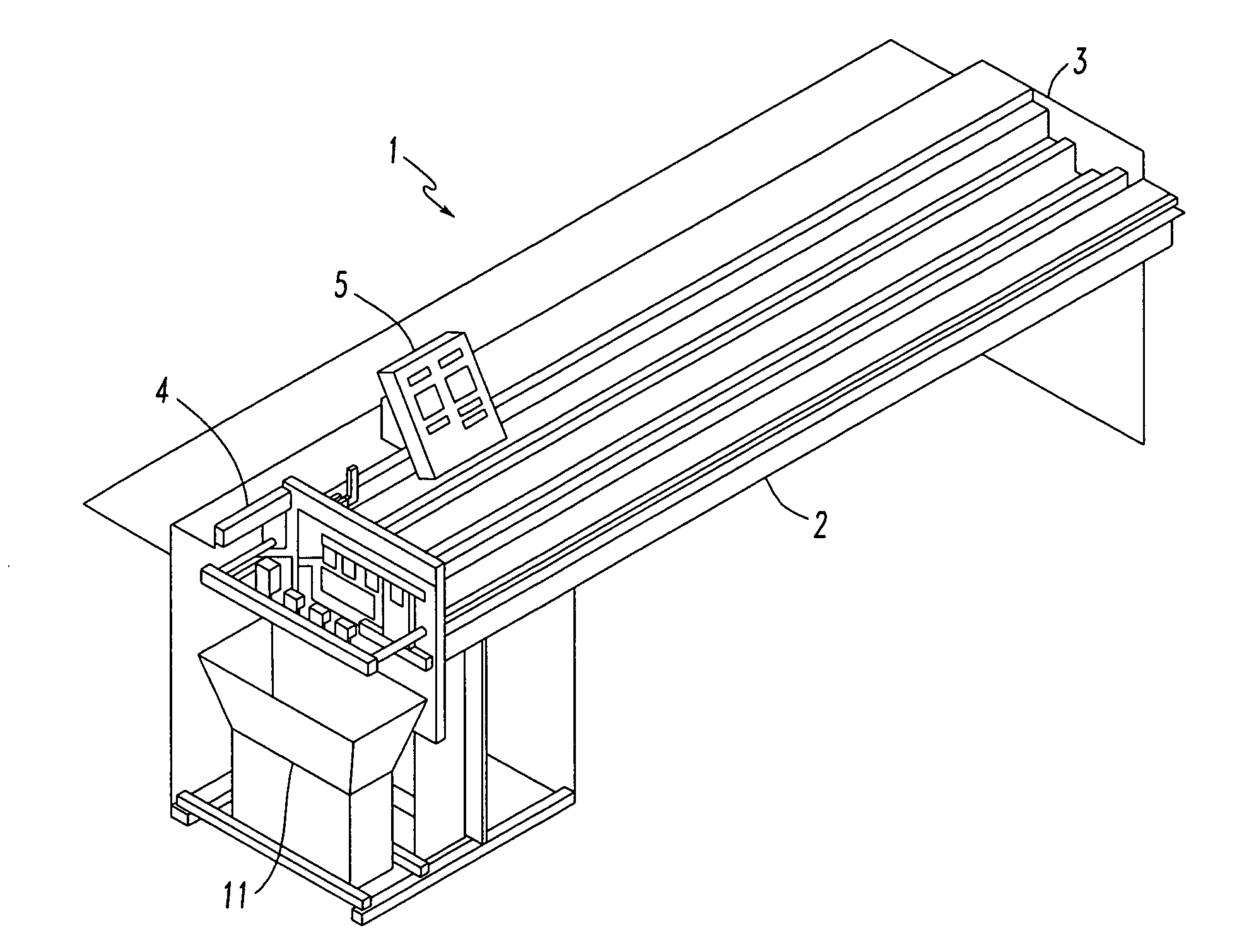 Cutting machine for blinds