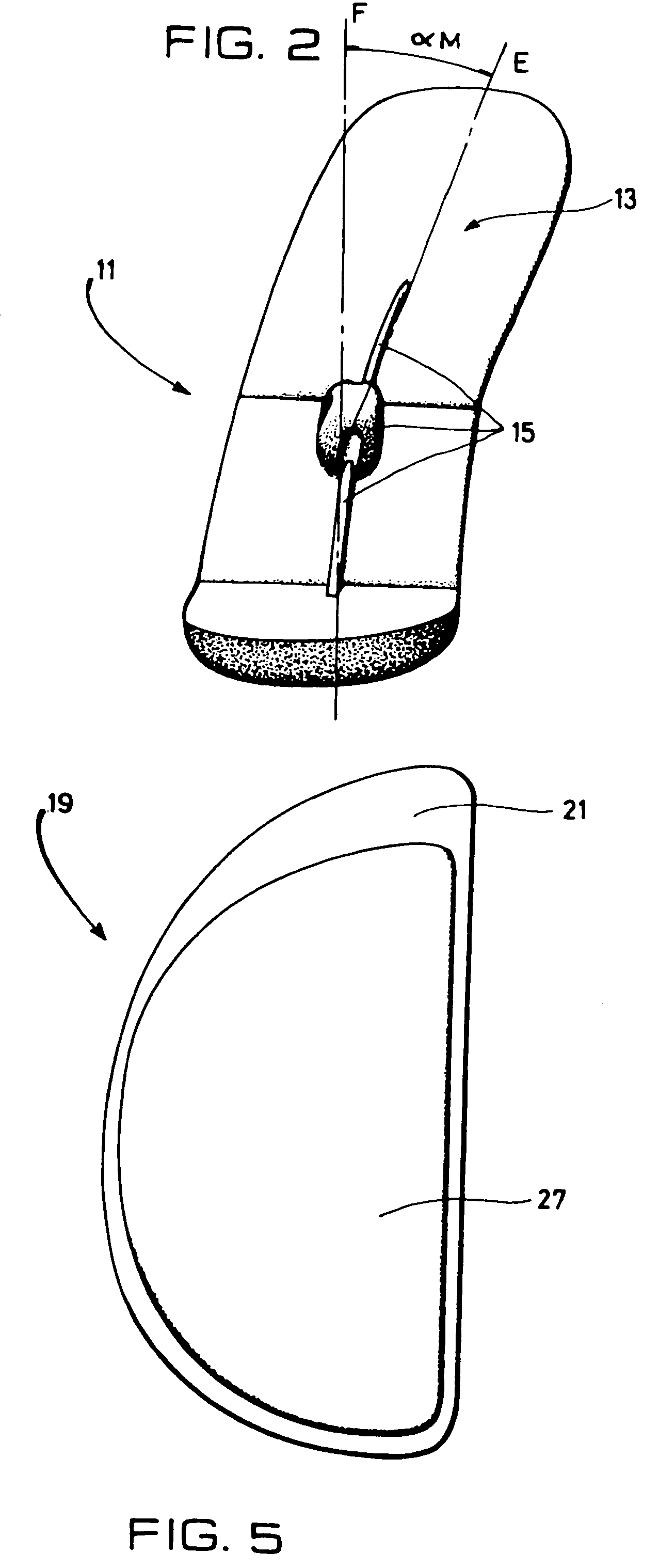 Medial and lateral femoral implants for single-compartment knee prosthesis