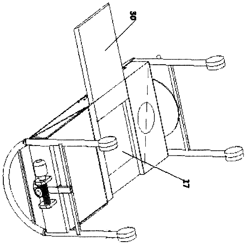 Medical bed with rotation function