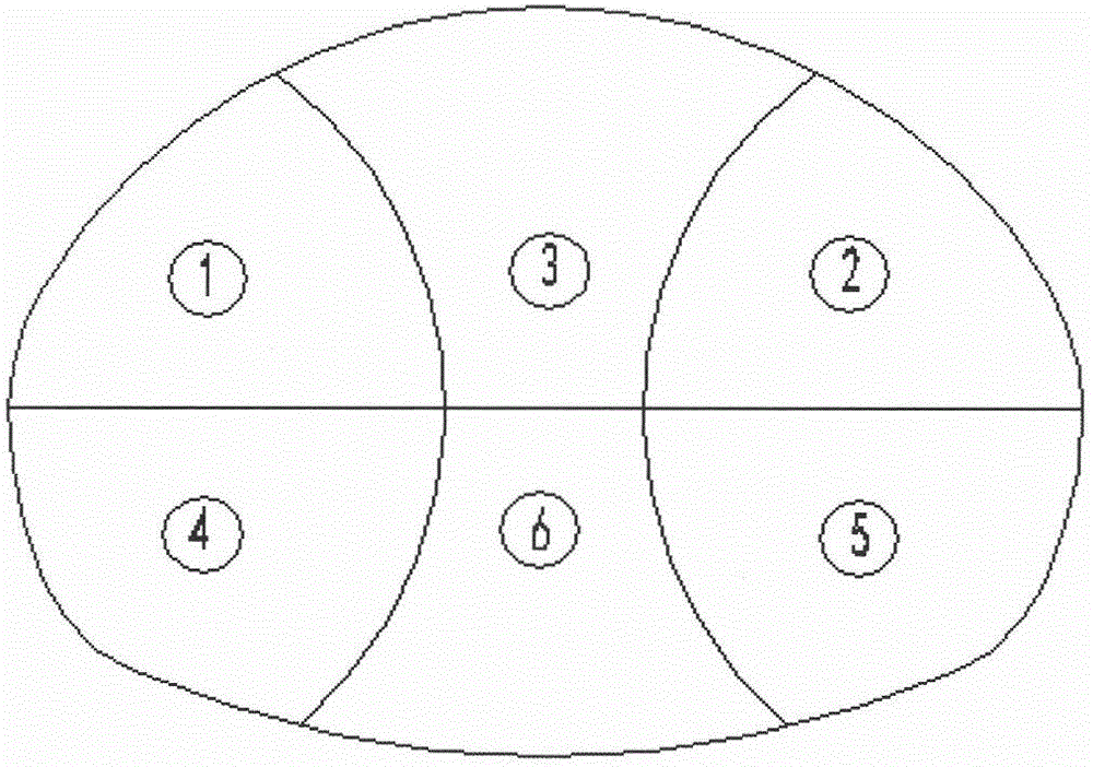 Double-side-wall-pilot-hole subsection bench cut method construction method