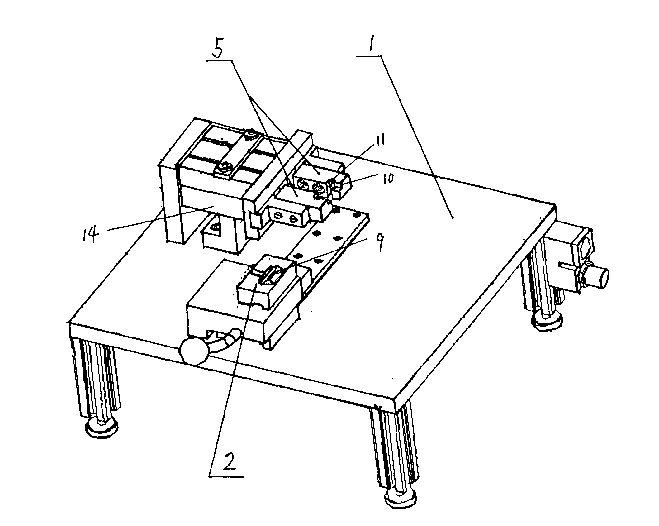 Position returning block assembly machine for automobile combined switch