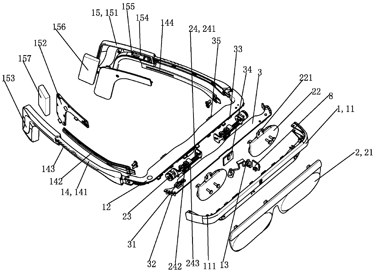 Intelligent glasses for eye recovery training and glasses box