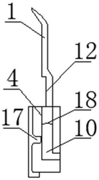 Electronic knitting needle