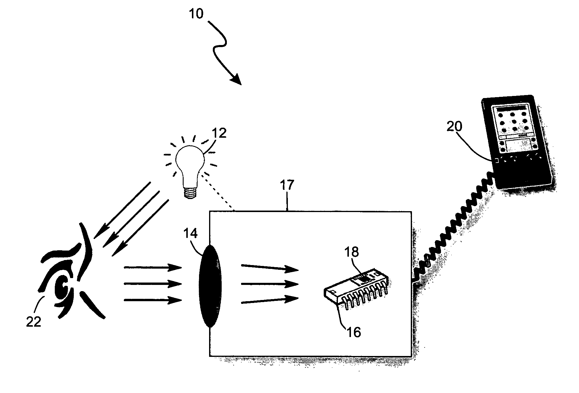 Saccadic motion sensing