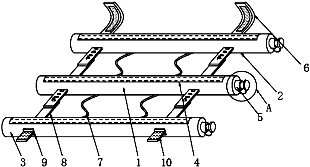 Pollution-free quick-inflating type anti-shock damage-prevention air column