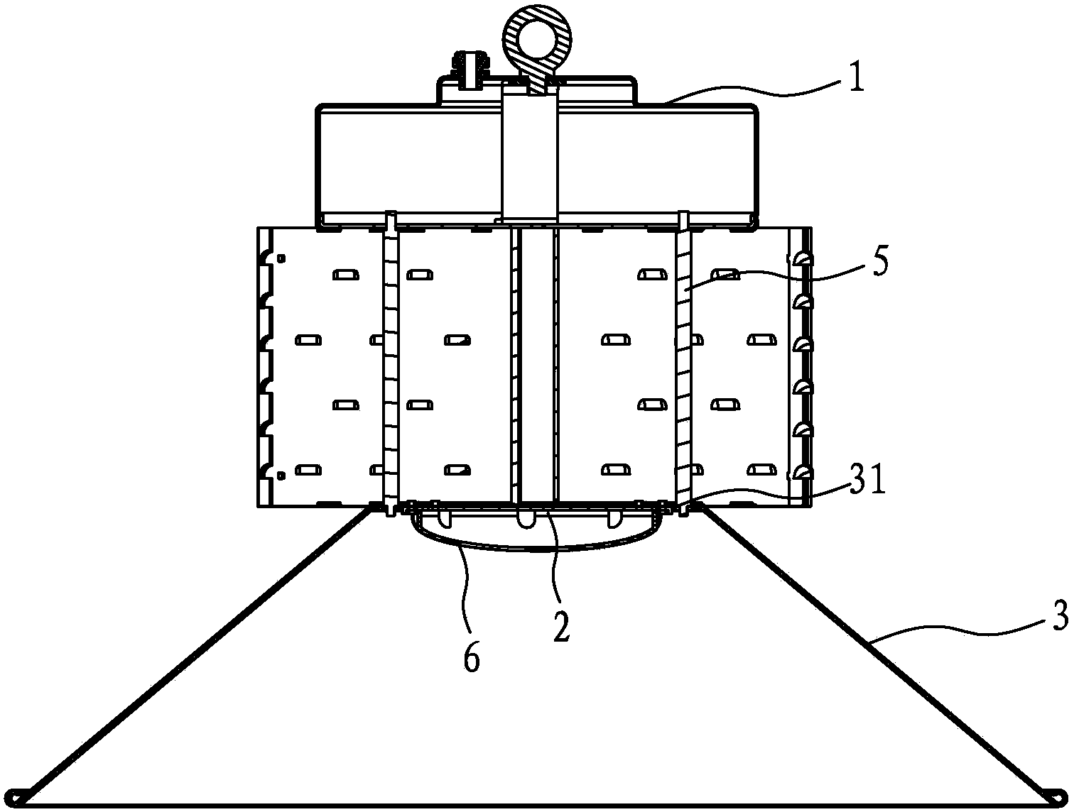 Finned radiator and LED lamp provided with same