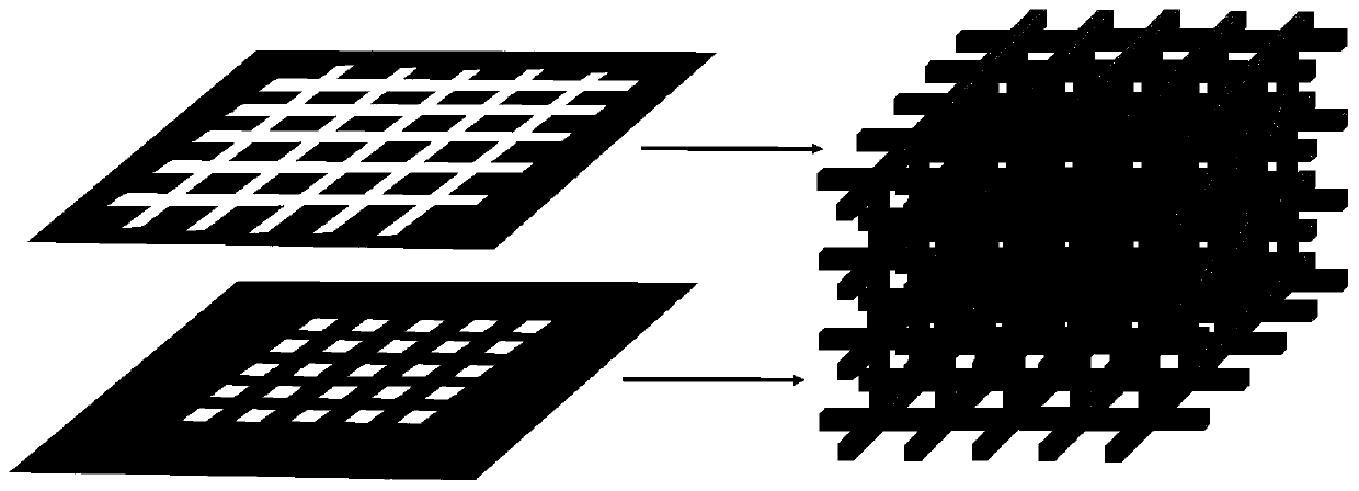 Method for constructing 3D micro-nano channel structure through laser direct-writing technology