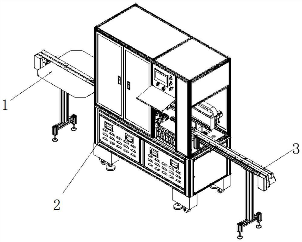 An automatic testing device for vibration motor production