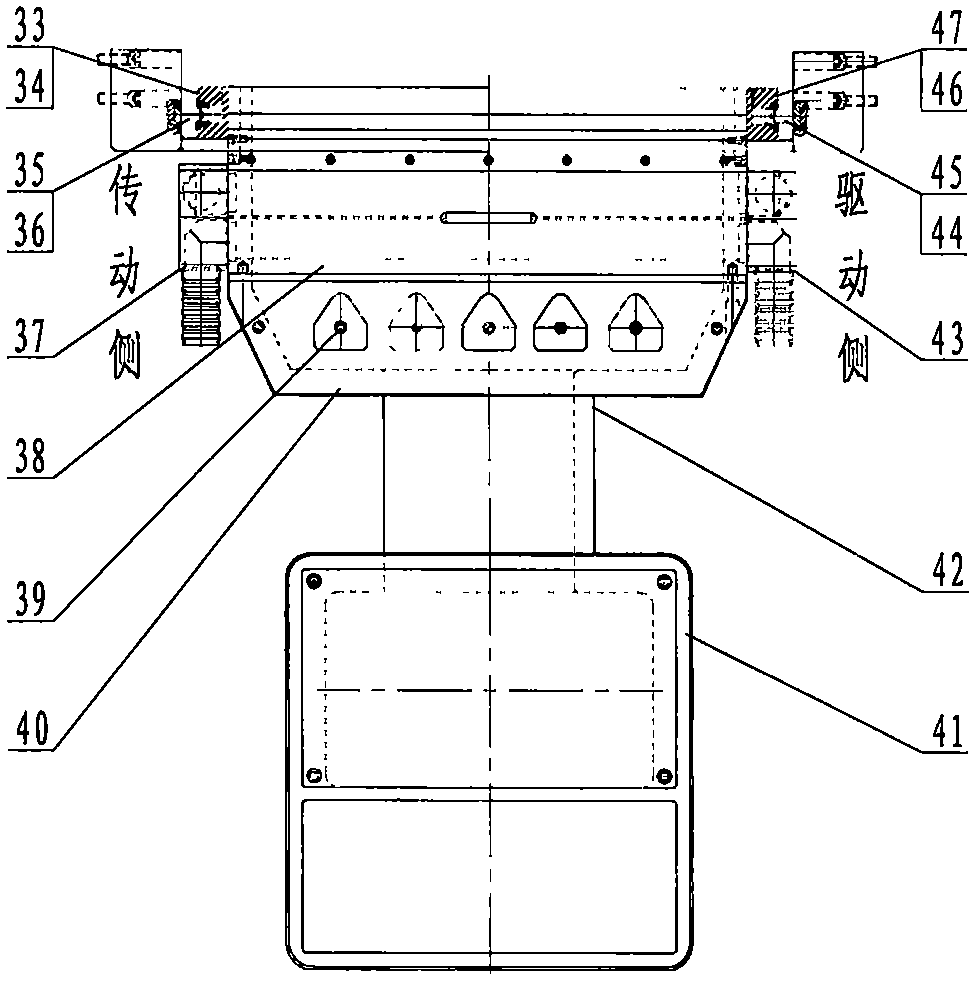 Metal casting and continuous rolling method and equipment capable of achieving melt distribution and heat exchange separation in crystallizer