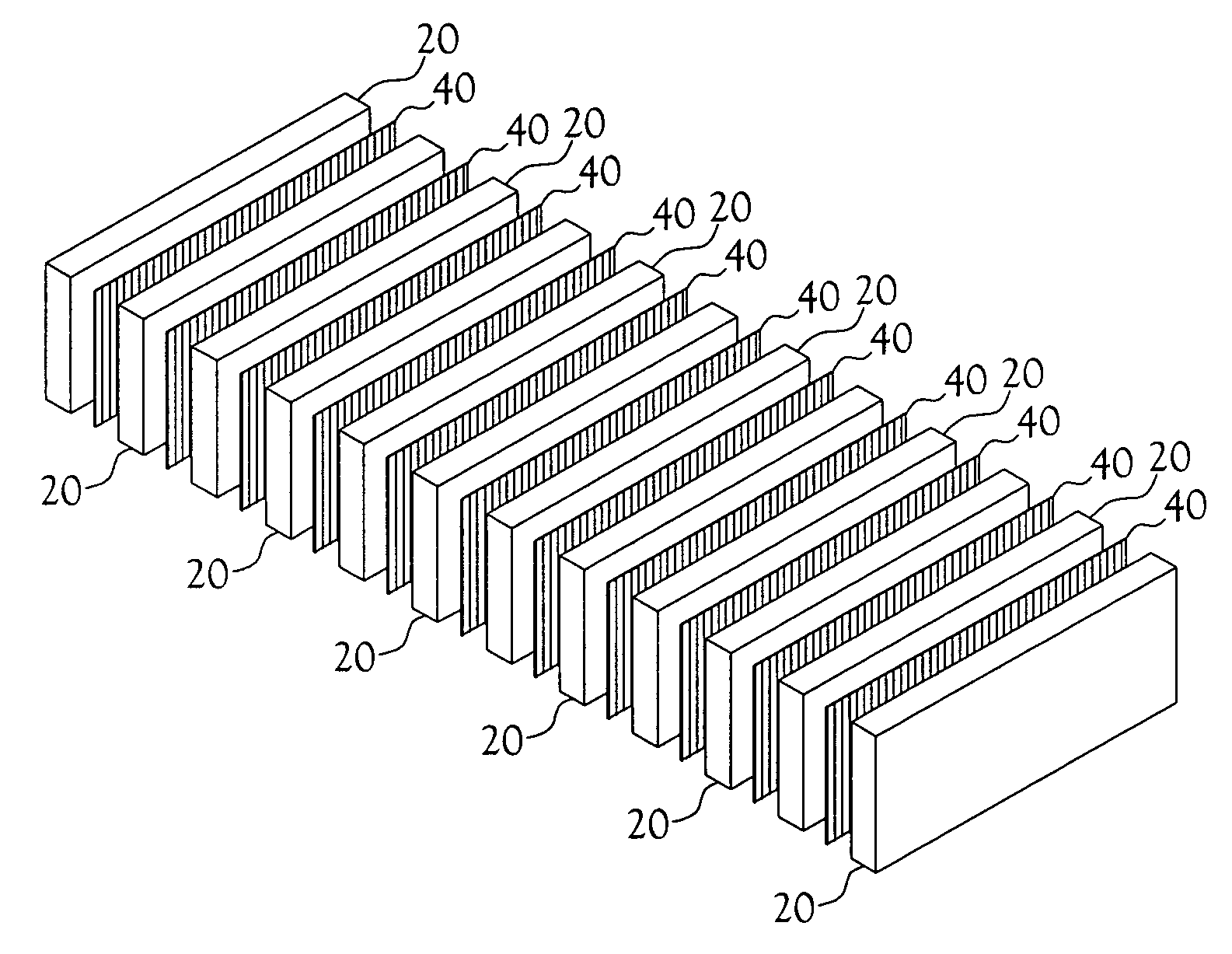 Method for producing a high resolution detector array