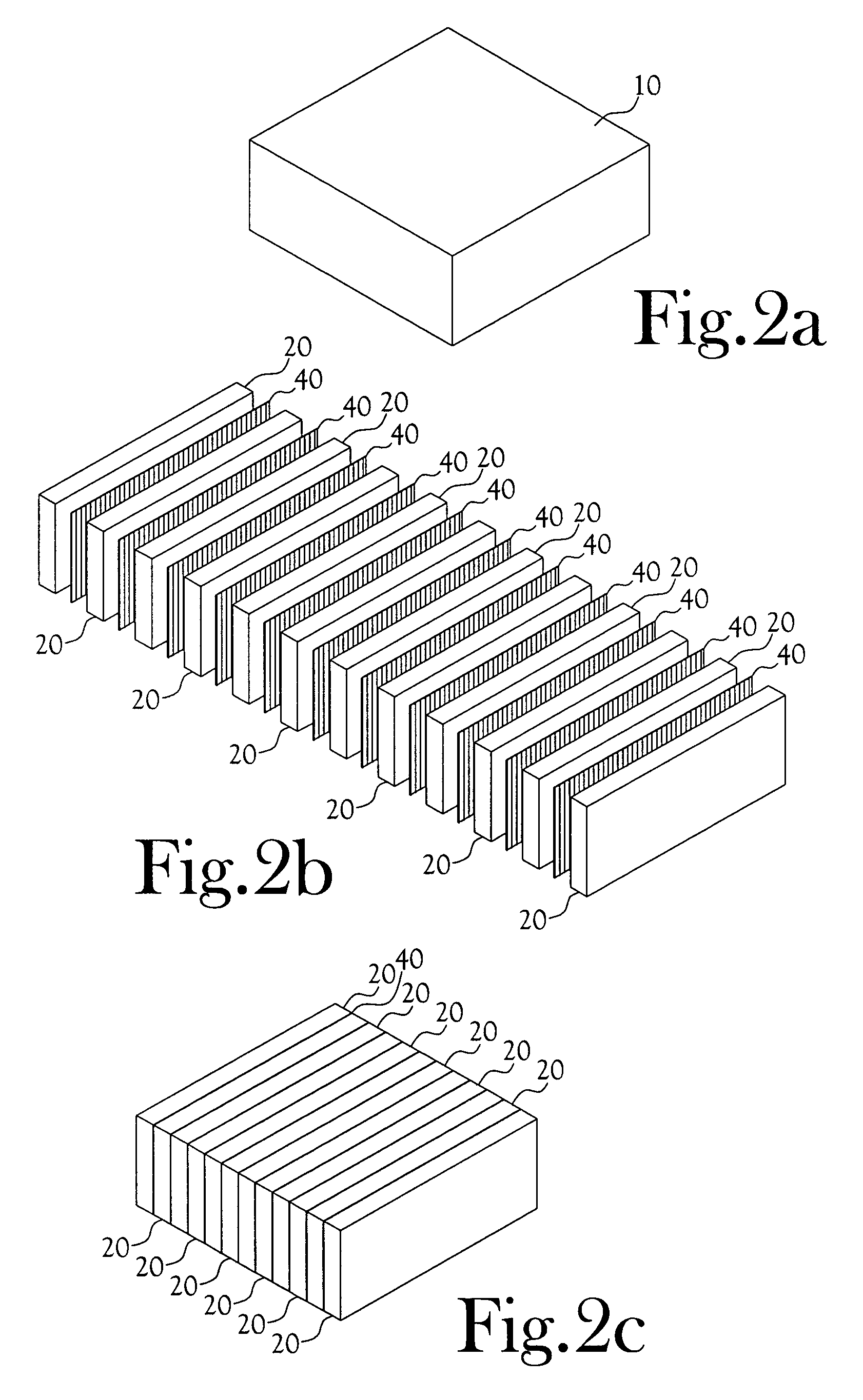 Method for producing a high resolution detector array