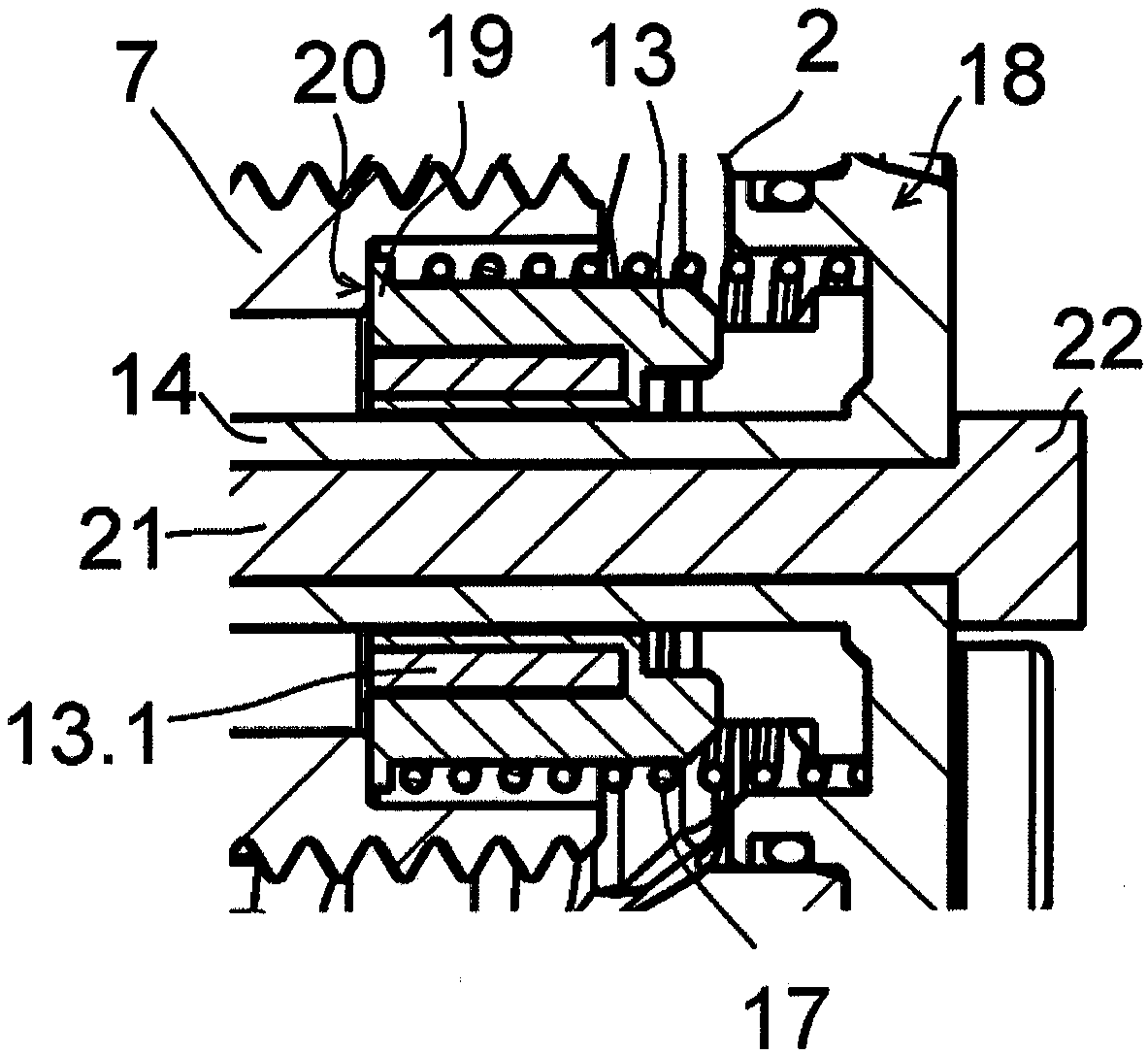 Monitoring device for a disk brake of a motor vehicle