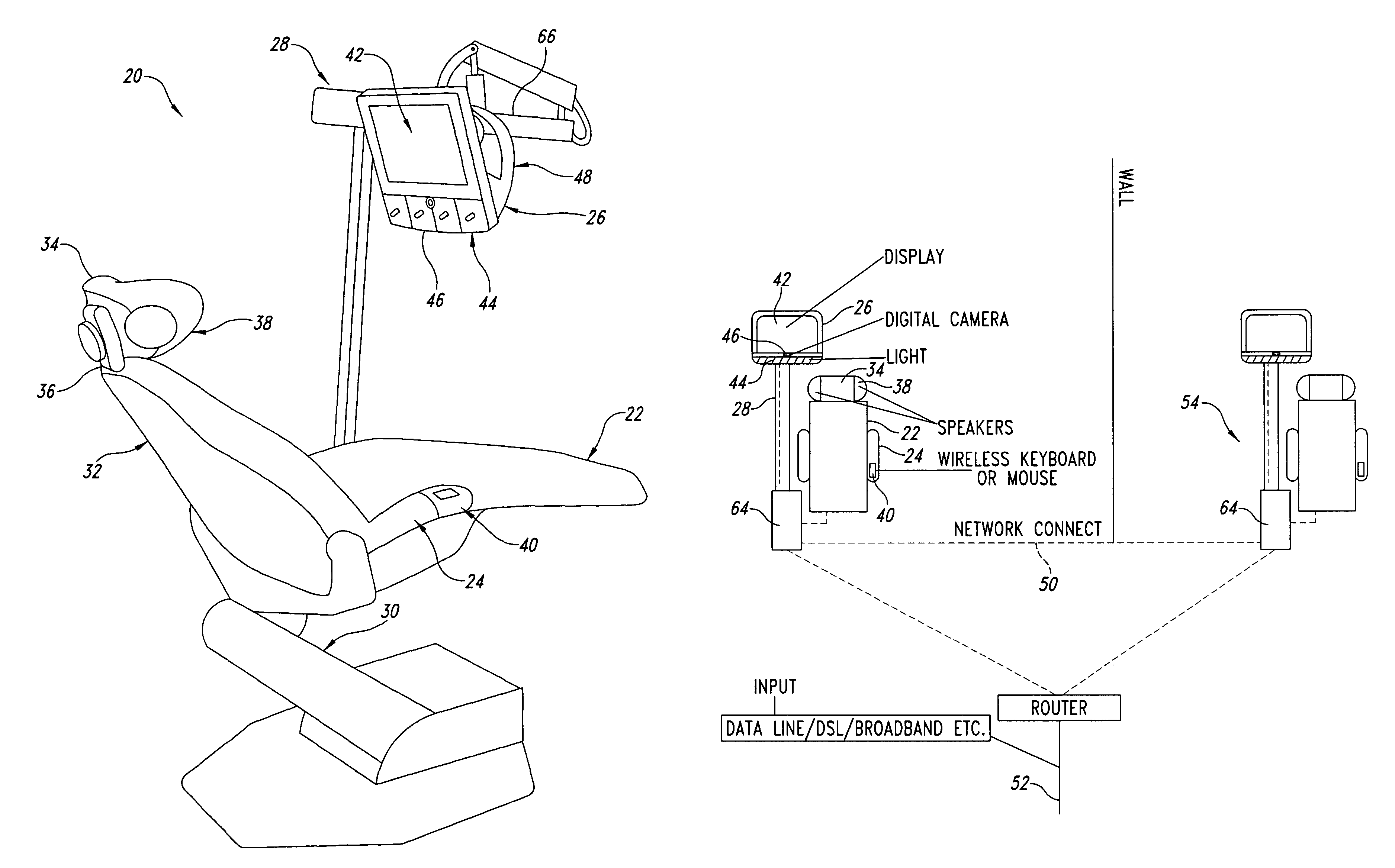 Chair-side multimedia communication system