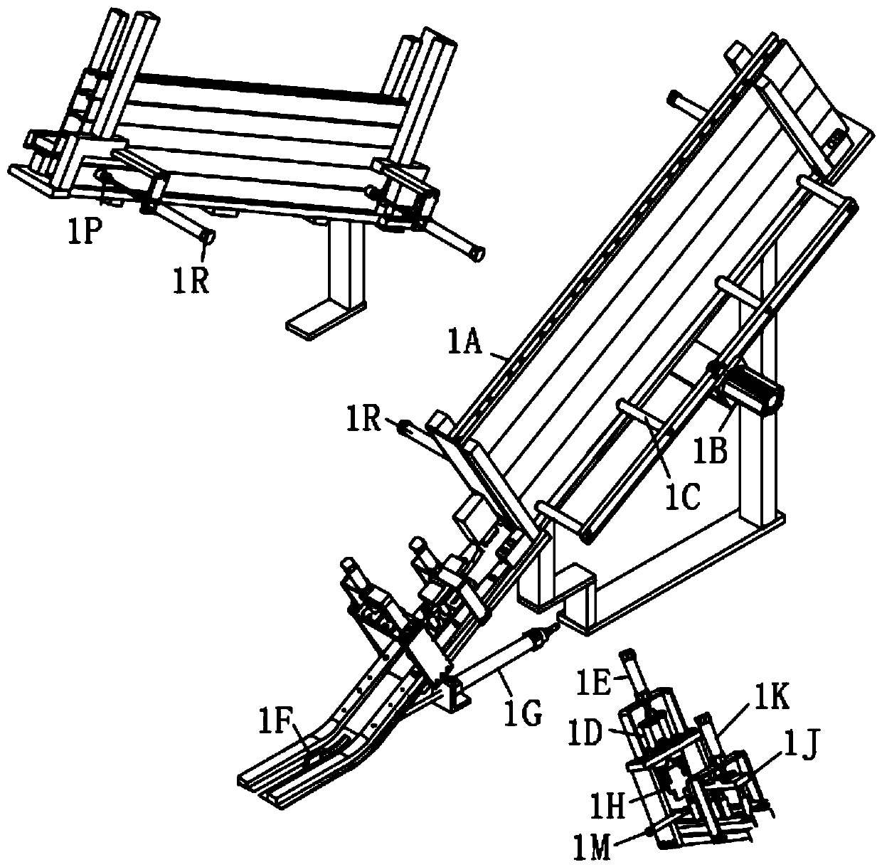 Clip chain assembling machine