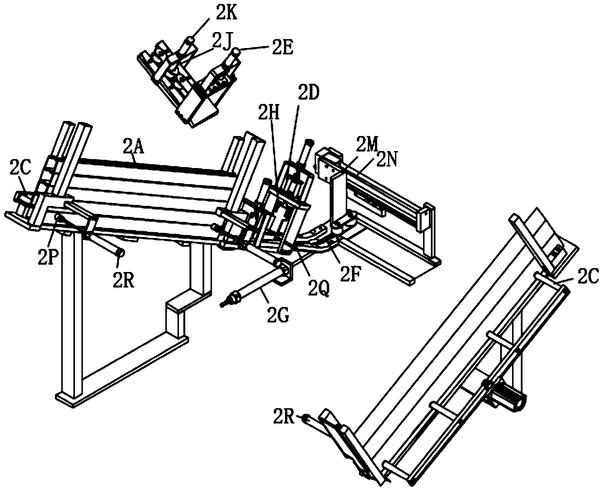 Clip chain assembling machine