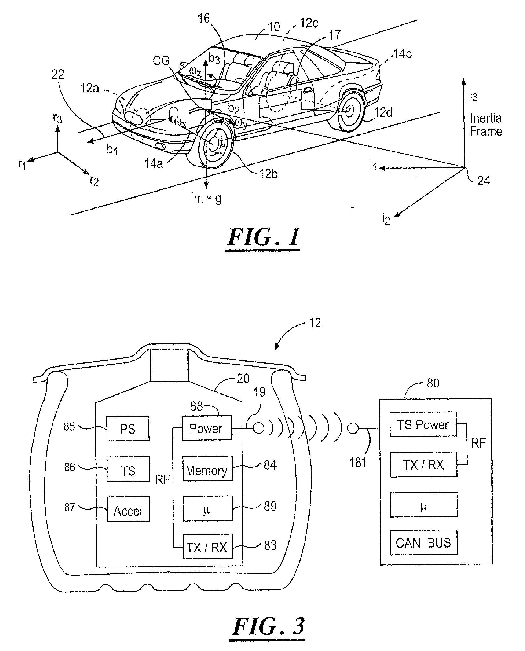 Vehicle Stability Control System With Tire Monitoring