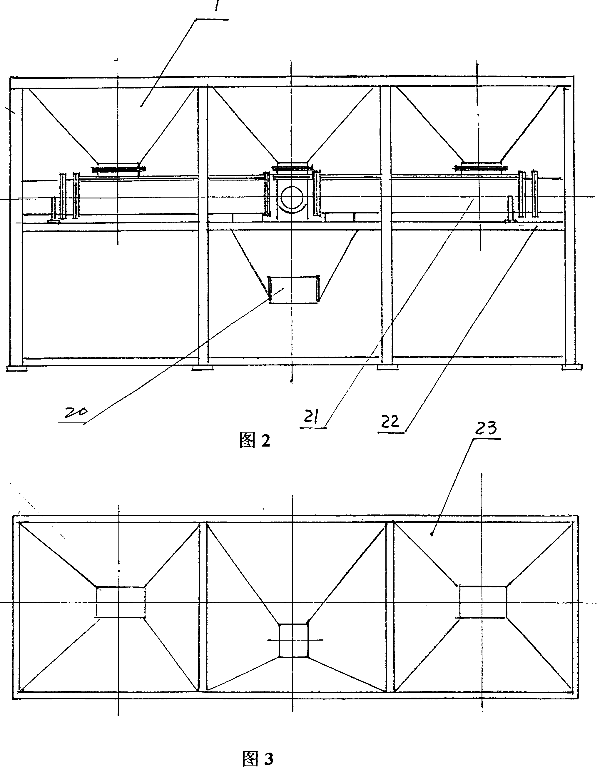 Full-automatic production line of building blocks made of industrial waste and gypsum