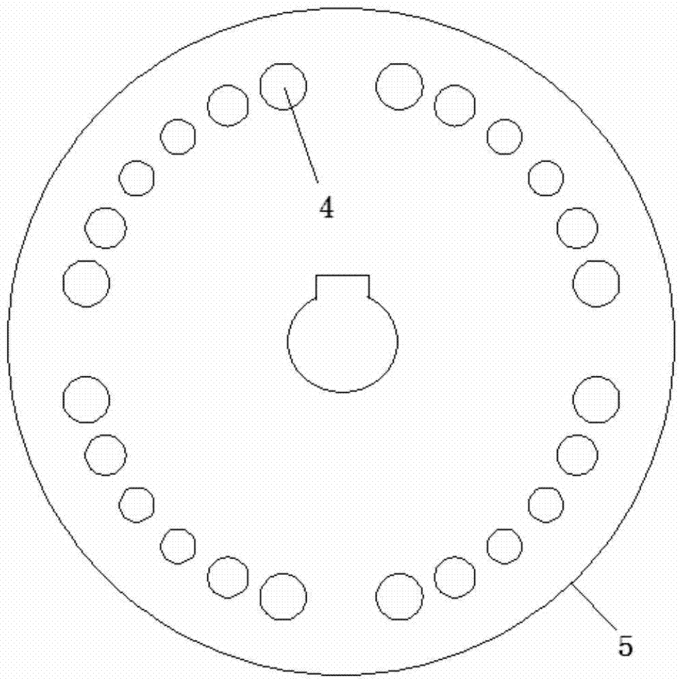 Cage-shaped brushless double-fed alternating-current motor with heterogeneous rotor